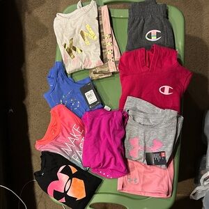 Assorted Athletic Apparel Bundle lot set DKNY champion Nike under armour set 10